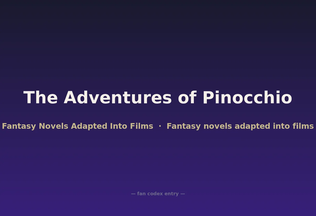 The Adventures of Pinocchio