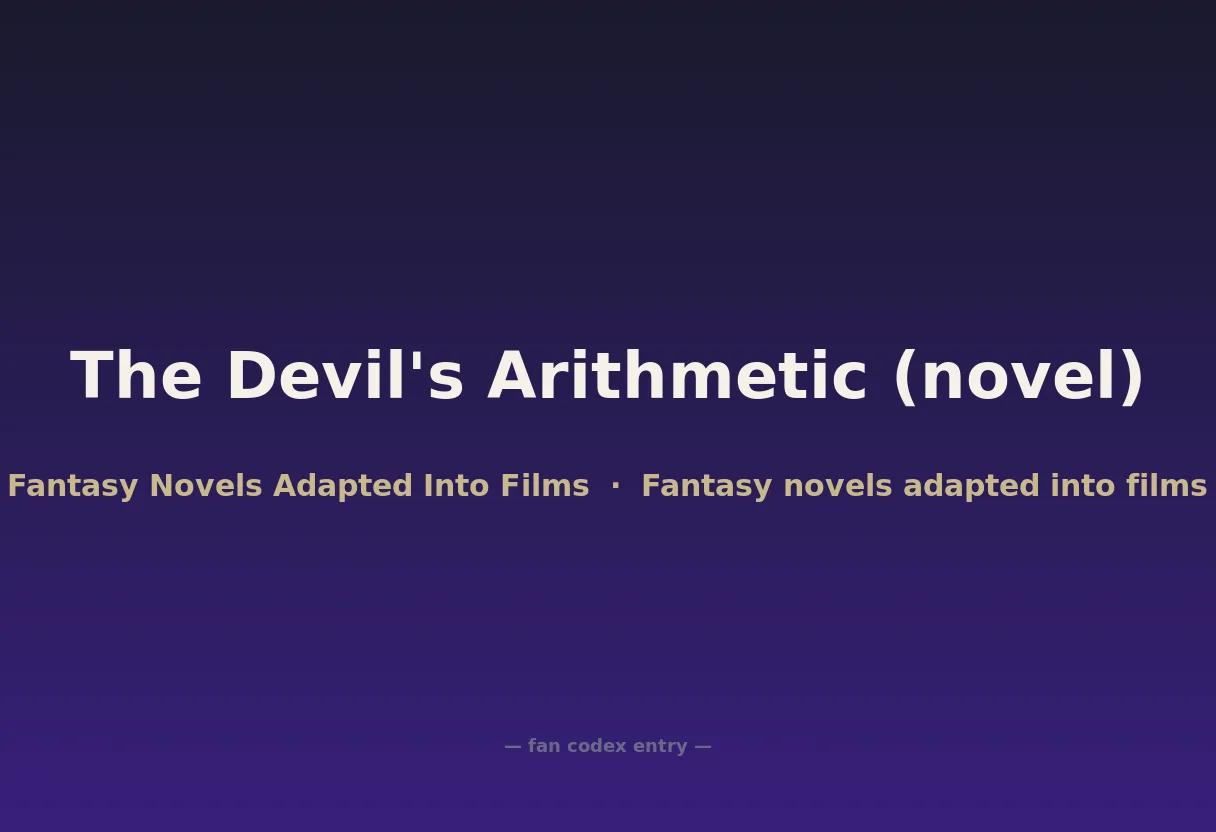 The Devil's Arithmetic (novel)