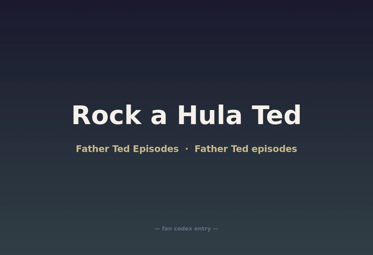 Rock a Hula Ted