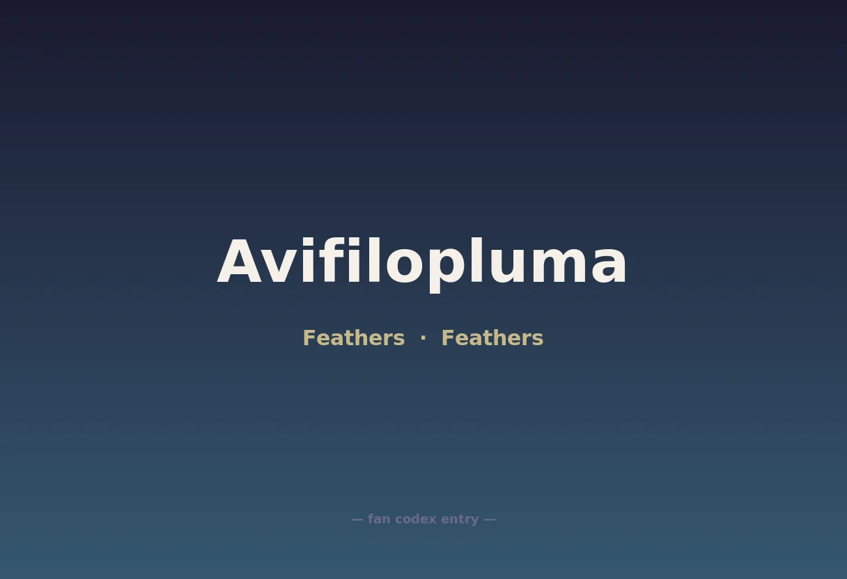 Avifilopluma