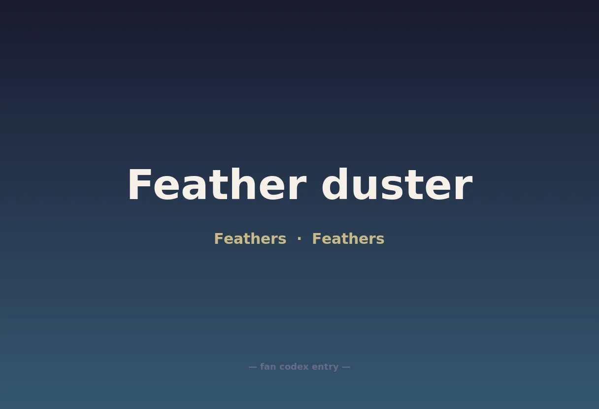 Feather duster