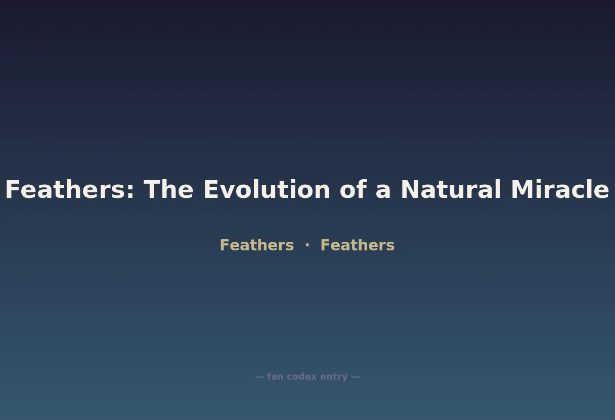 Feathers: The Evolution of a Natural Miracle
