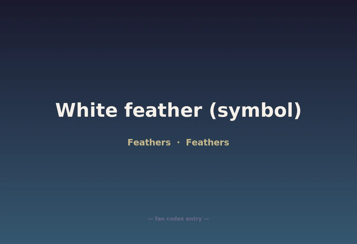 White feather (symbol)