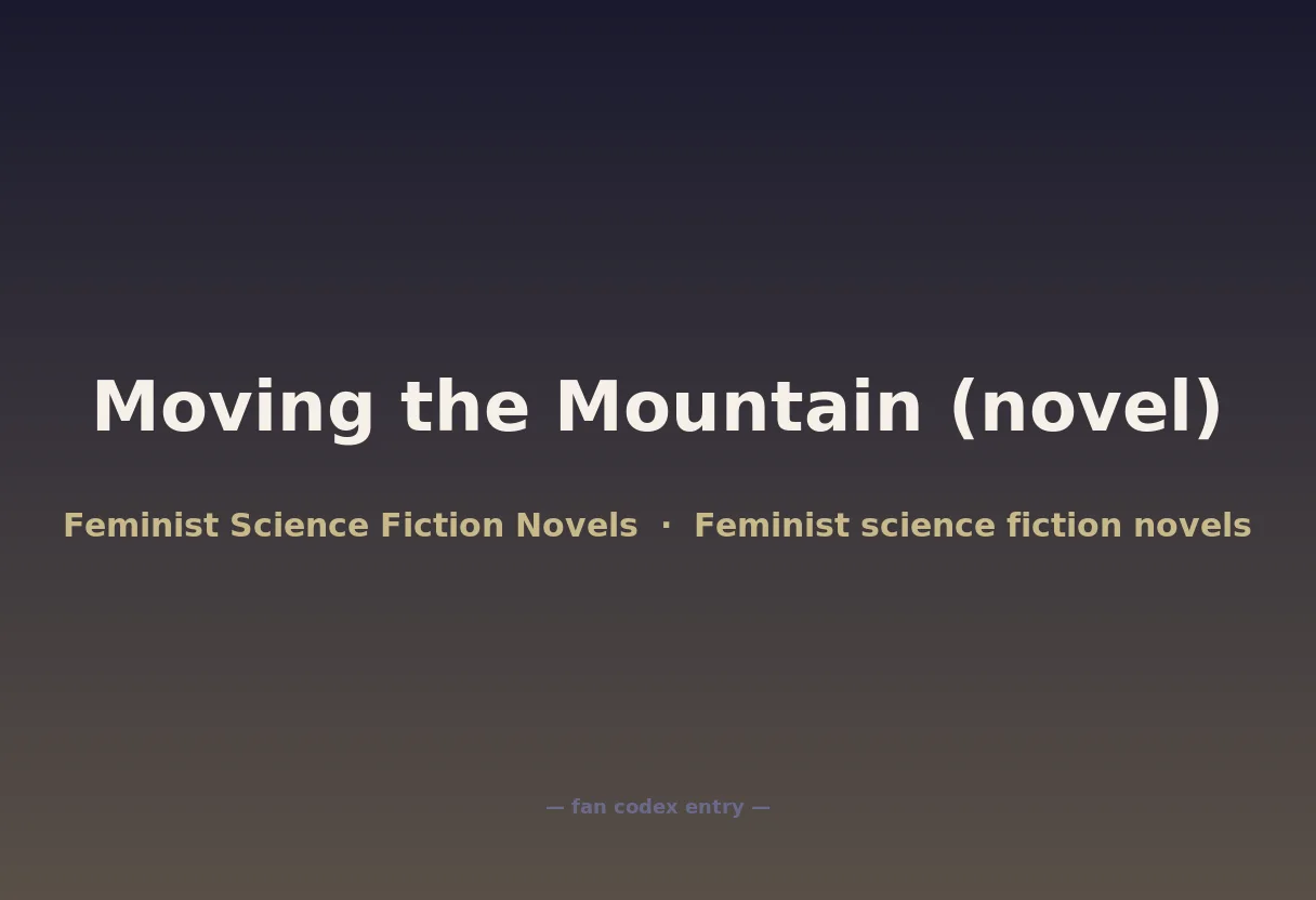 Moving the Mountain (novel)