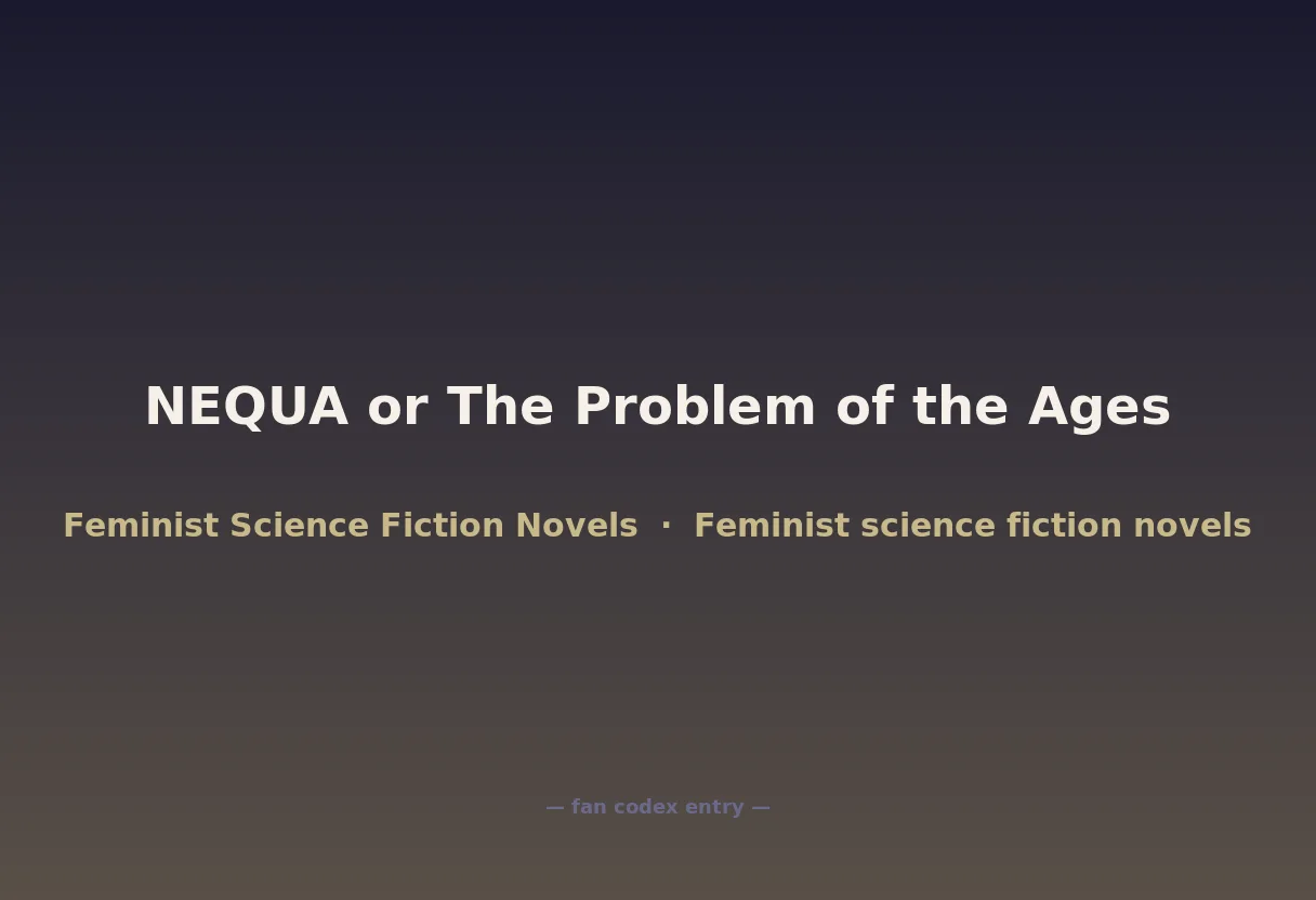 NEQUA or The Problem of the Ages