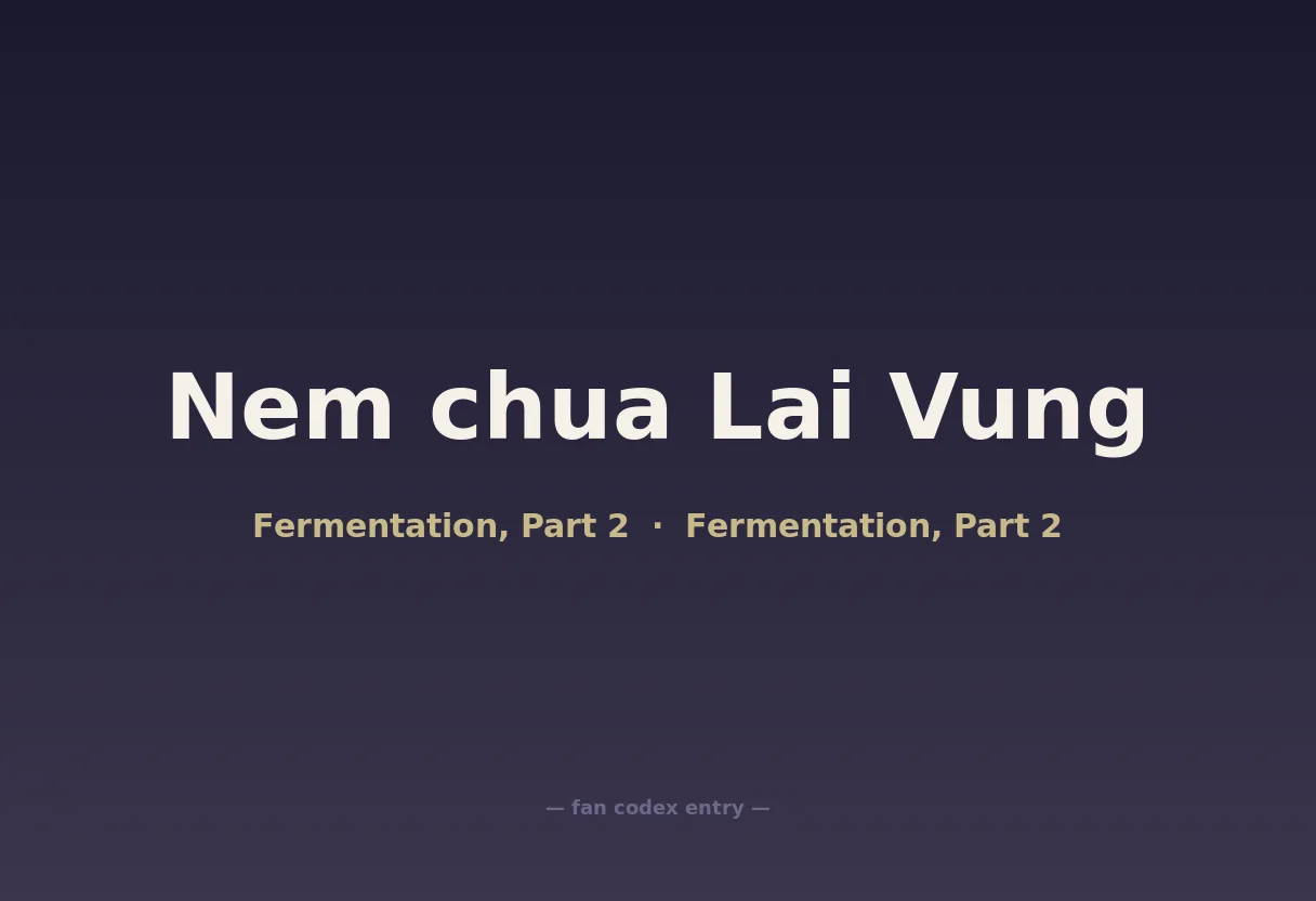 Nem chua Lai Vung