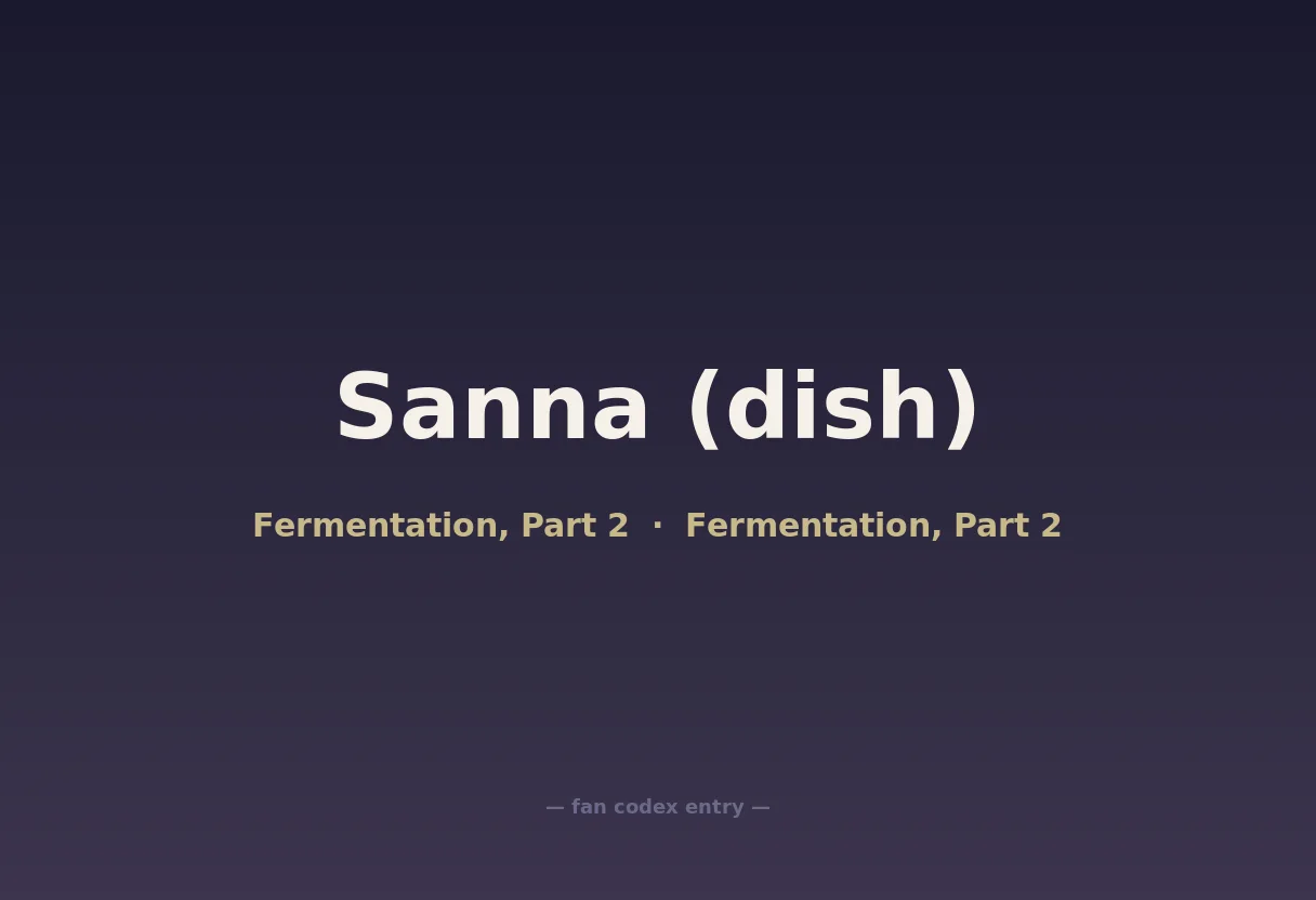 Sanna (dish)