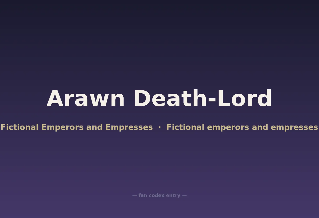 Arawn Death-Lord