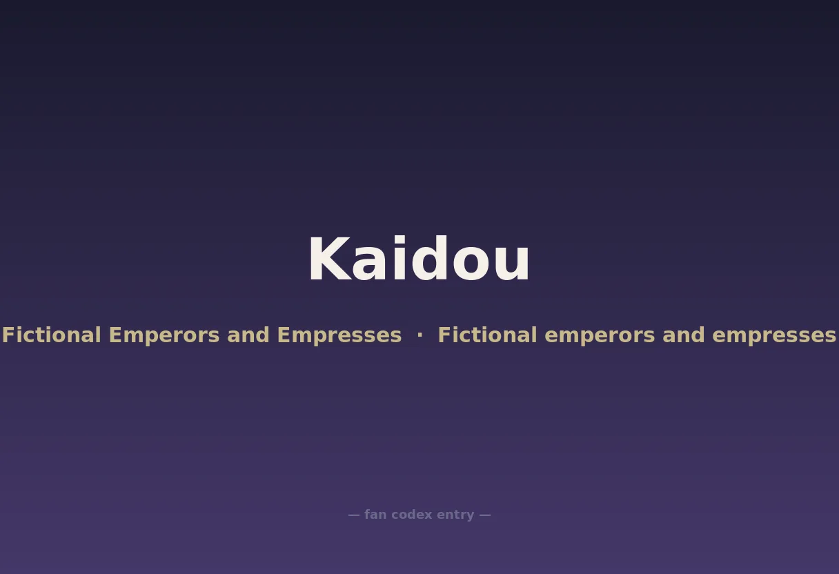 Kaidou