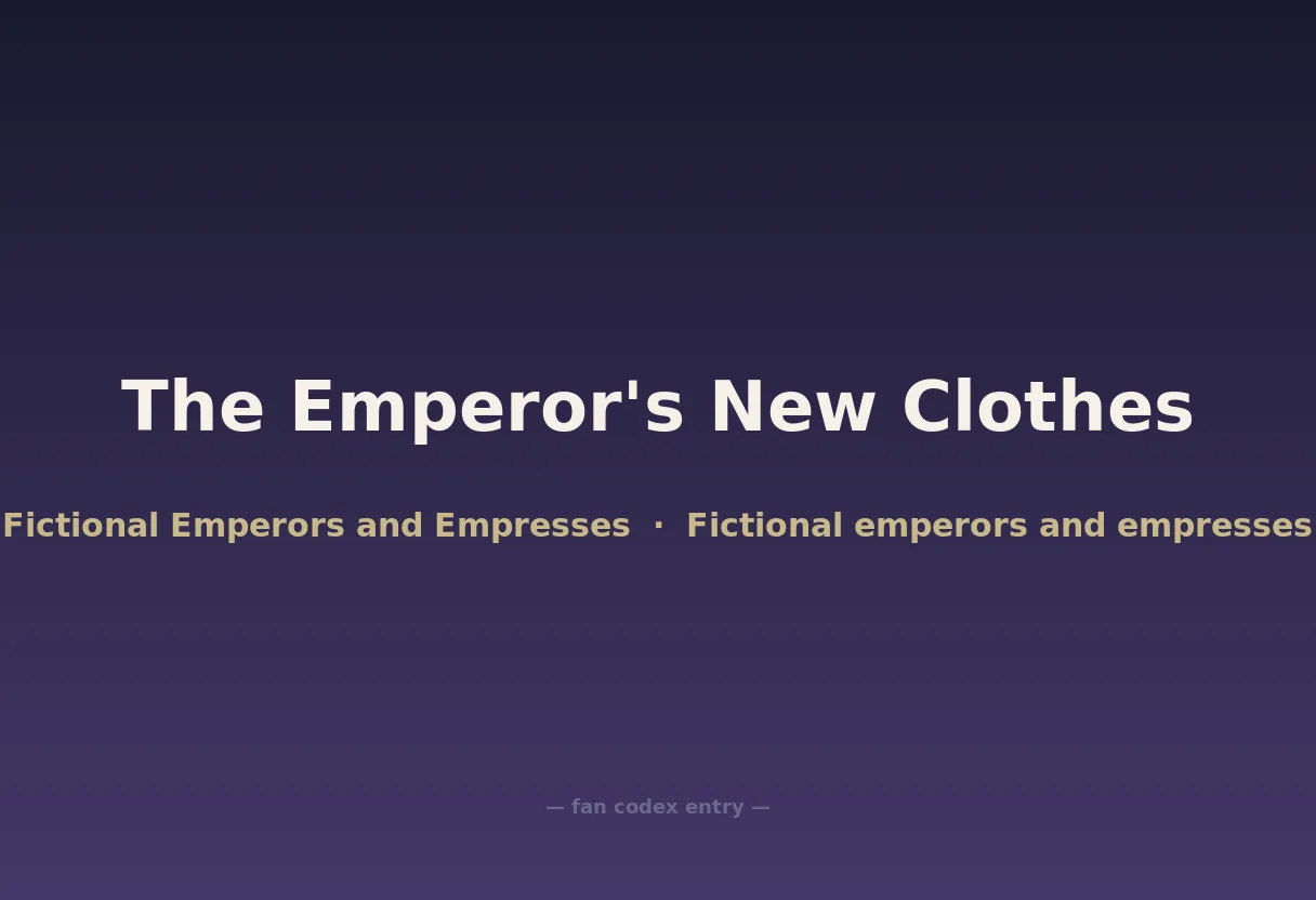 The Emperor's New Clothes