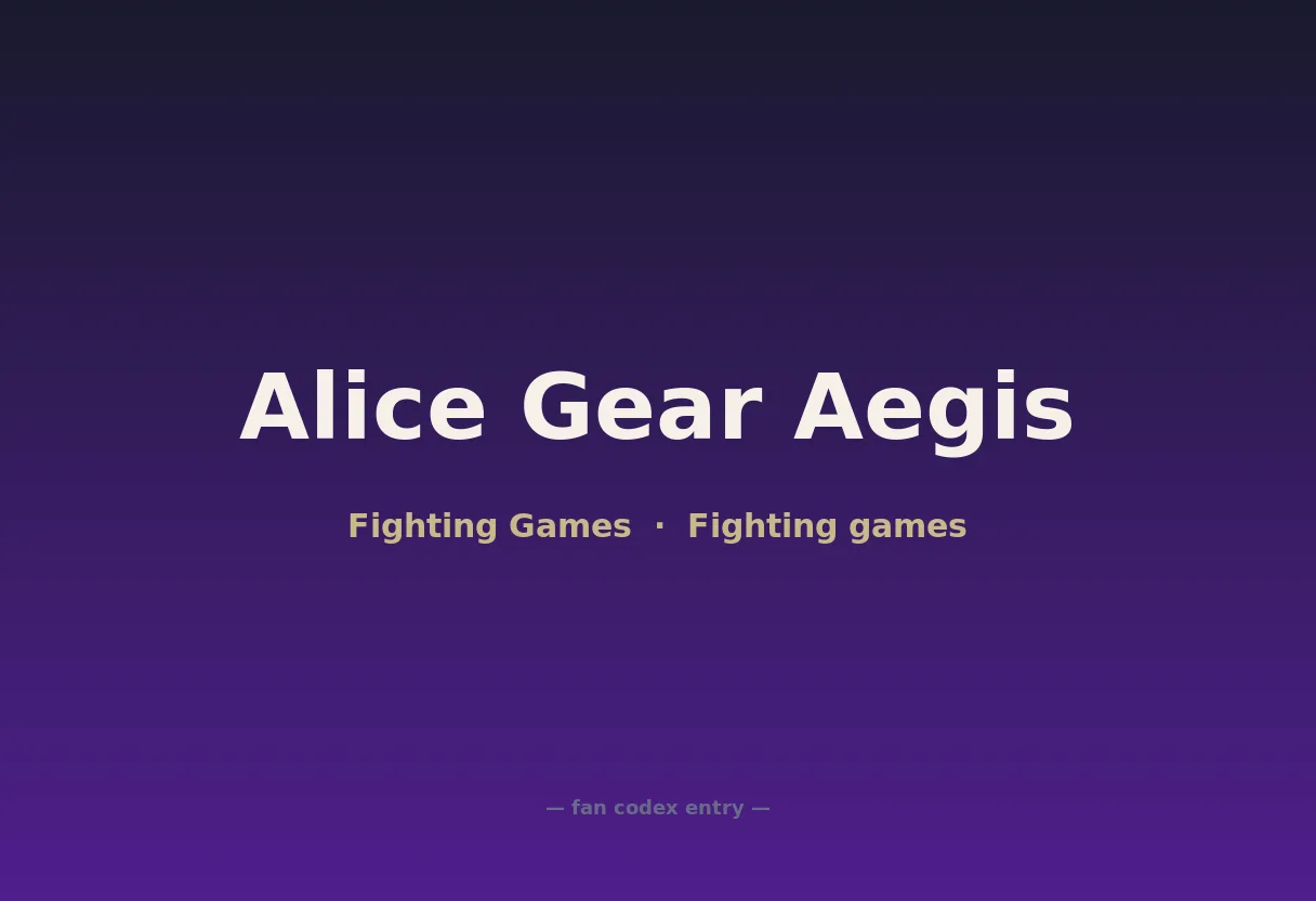 Alice Gear Aegis