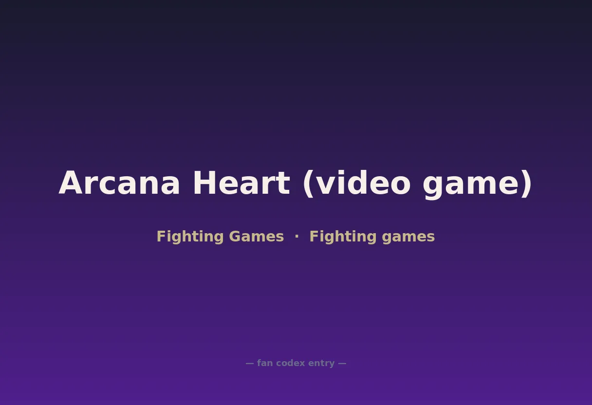 Arcana Heart (video game)