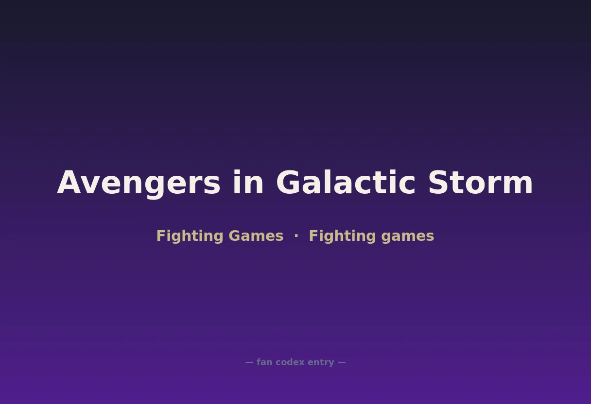 Avengers in Galactic Storm