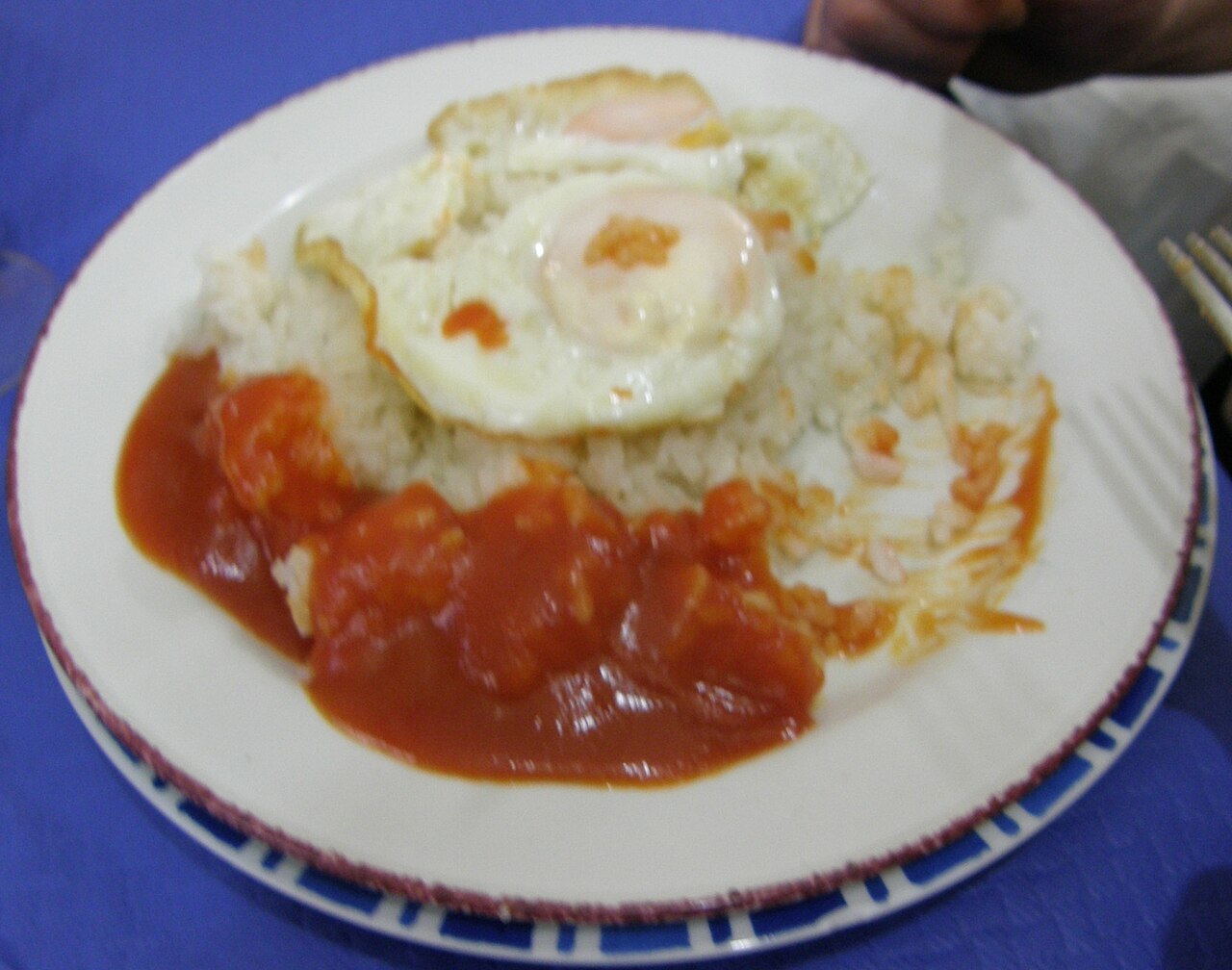 Arroz a la cubana