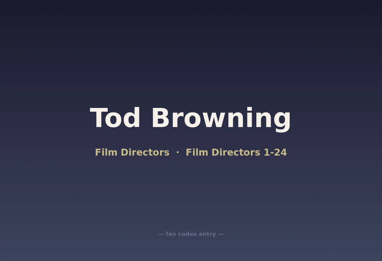 Tod Browning