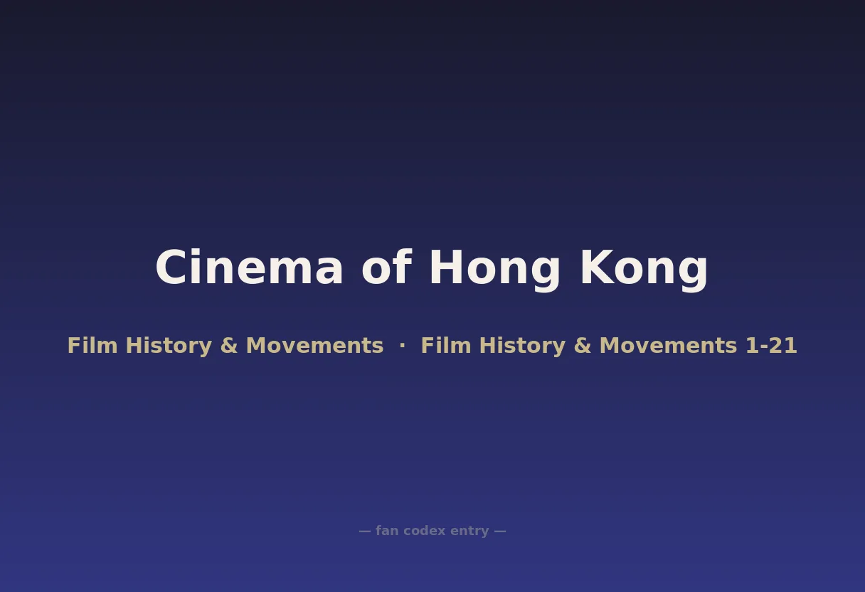 Cinema of Hong Kong