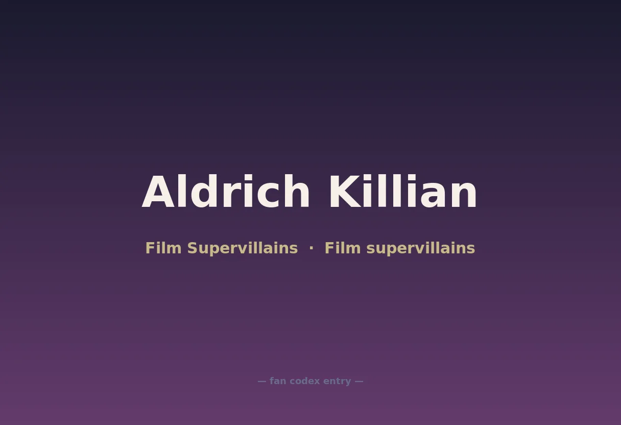 Aldrich Killian