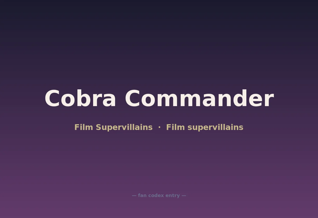 Cobra Commander