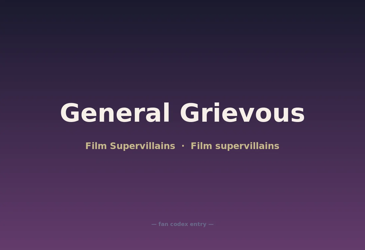 General Grievous