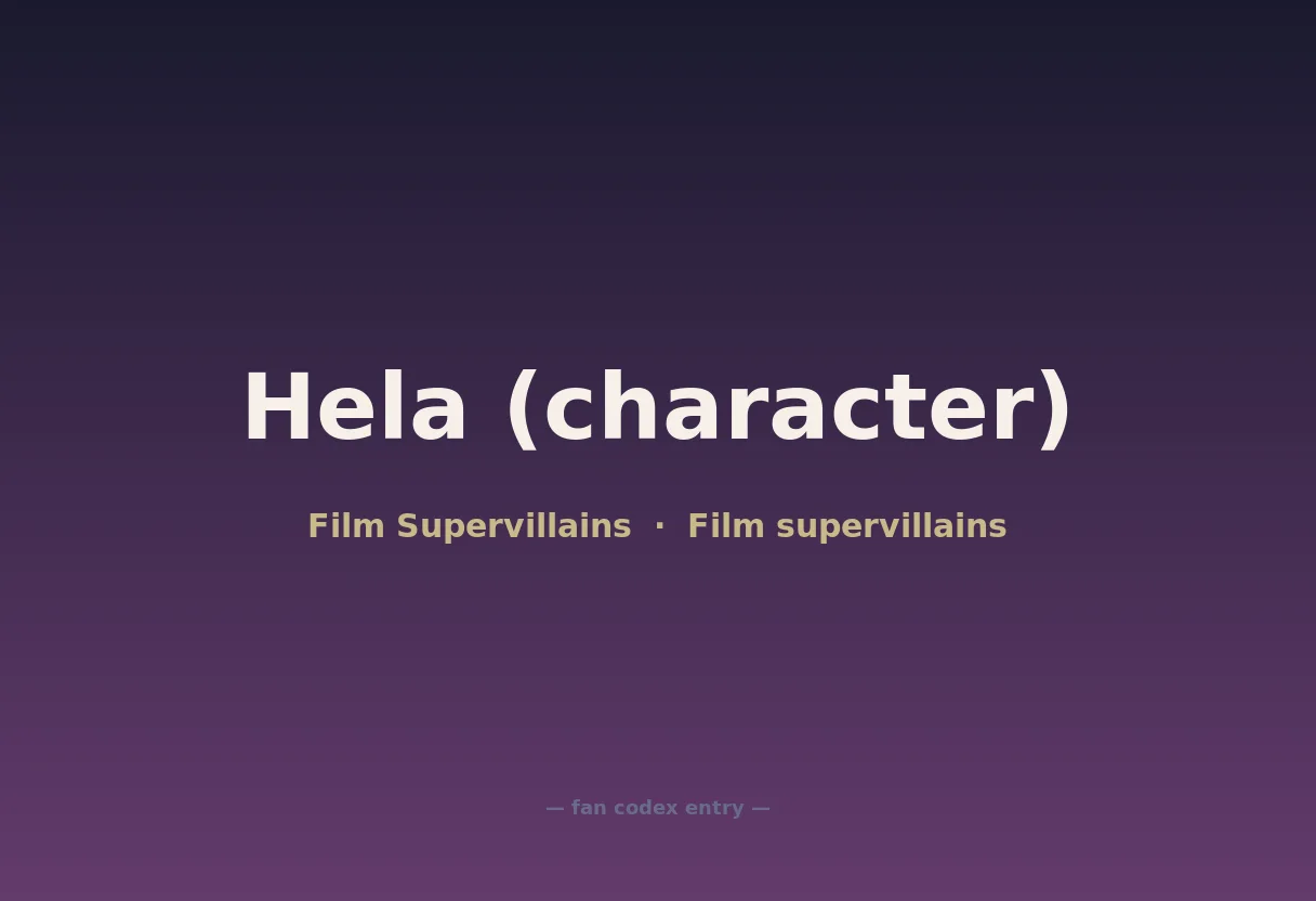 Hela (character)