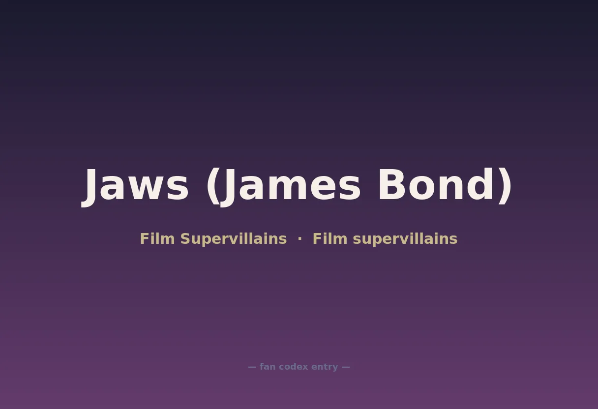 Jaws (James Bond)
