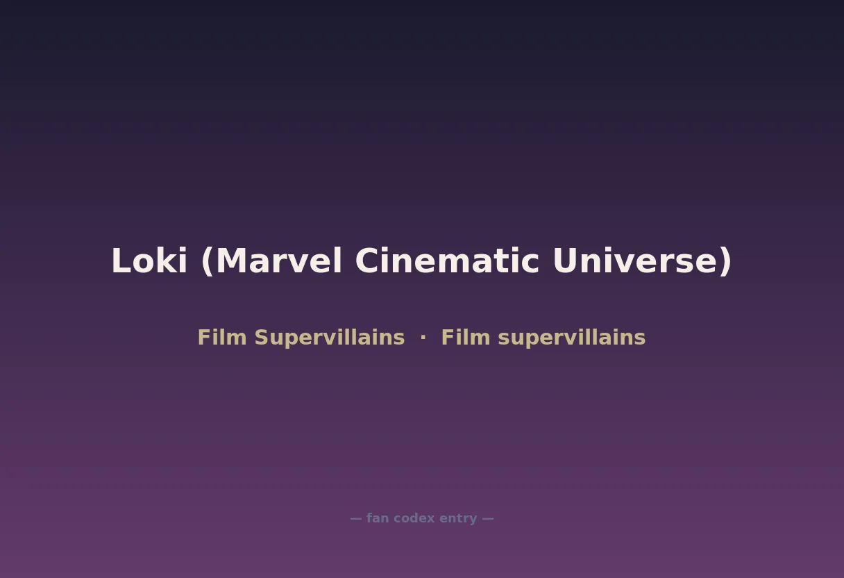 Loki (Marvel Cinematic Universe)
