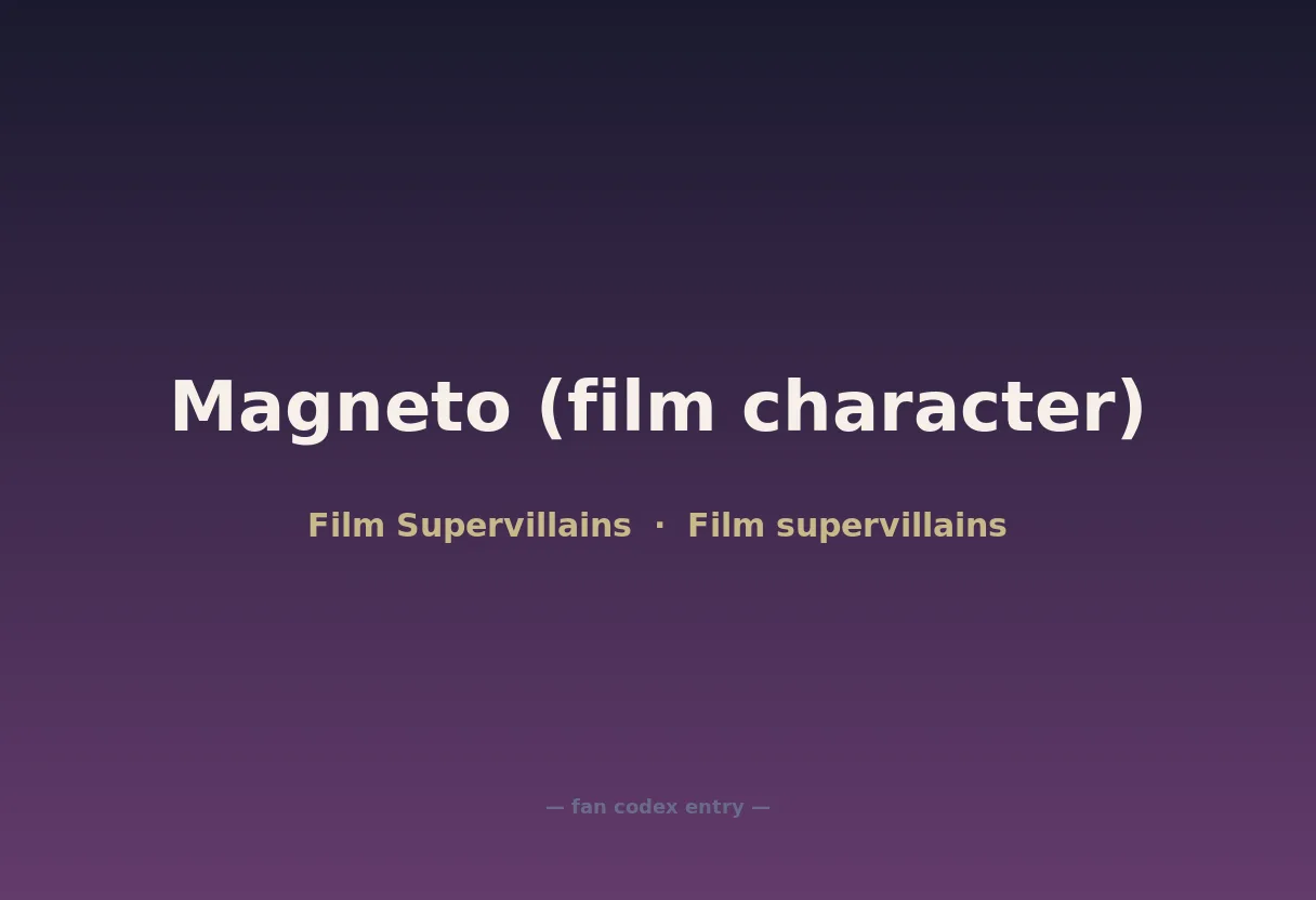 Magneto (film character)