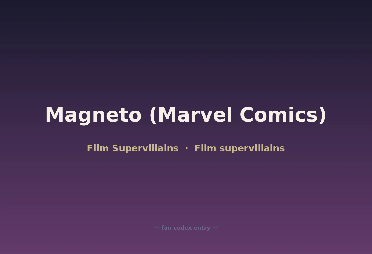 Magneto (Marvel Comics)