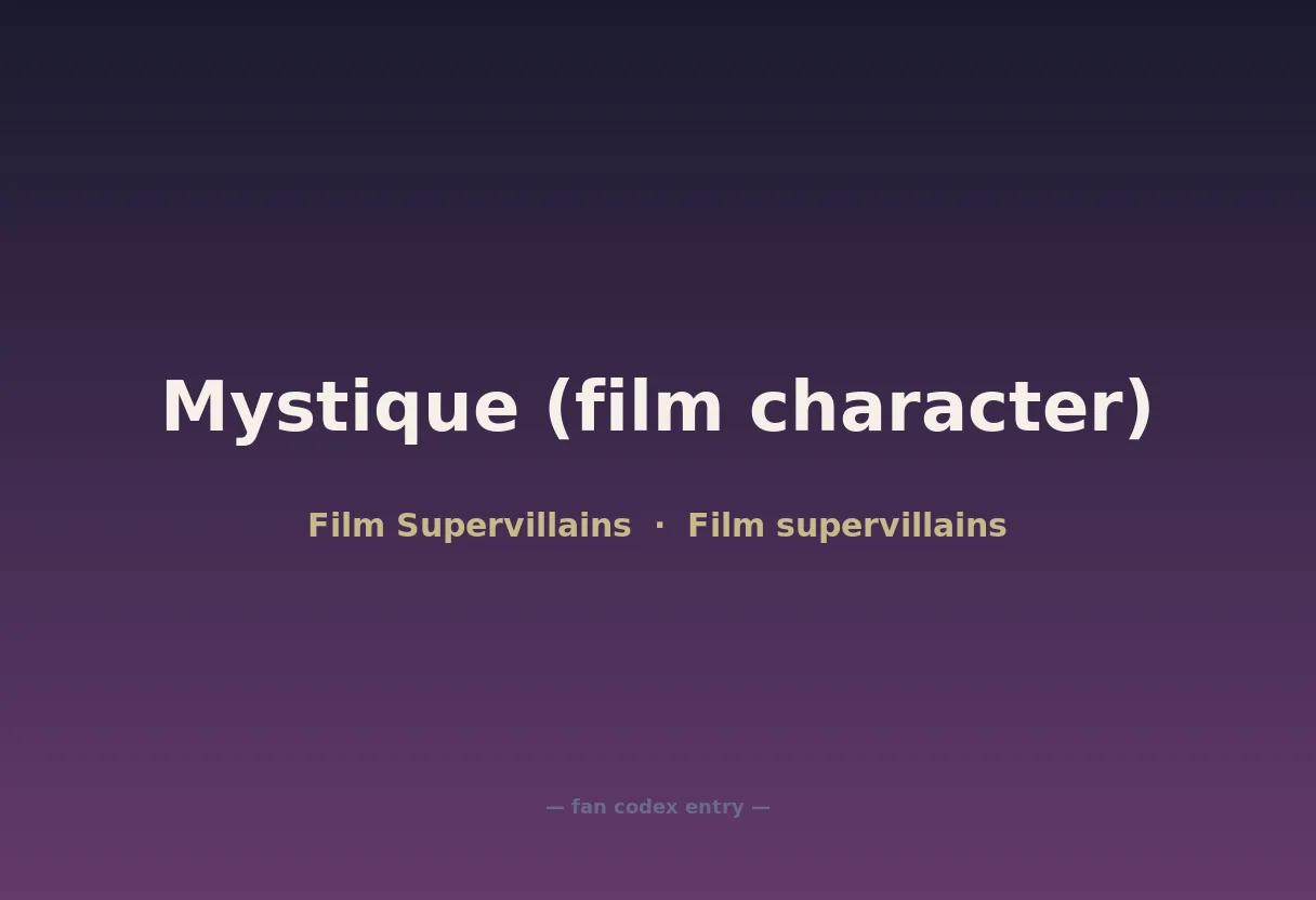 Mystique (film character)