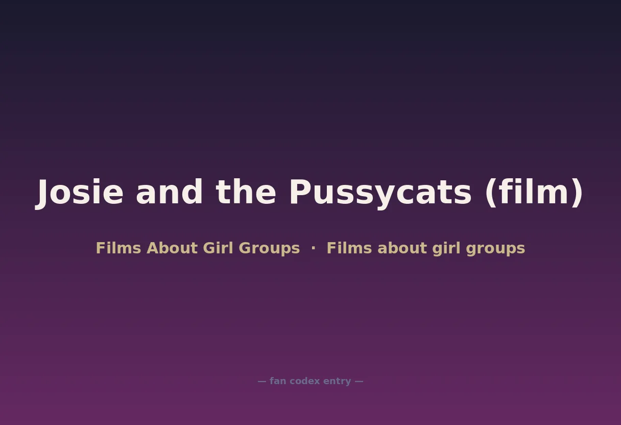 Josie and the Pussycats (film)