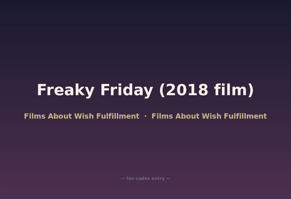 Freaky Friday (2018 film)