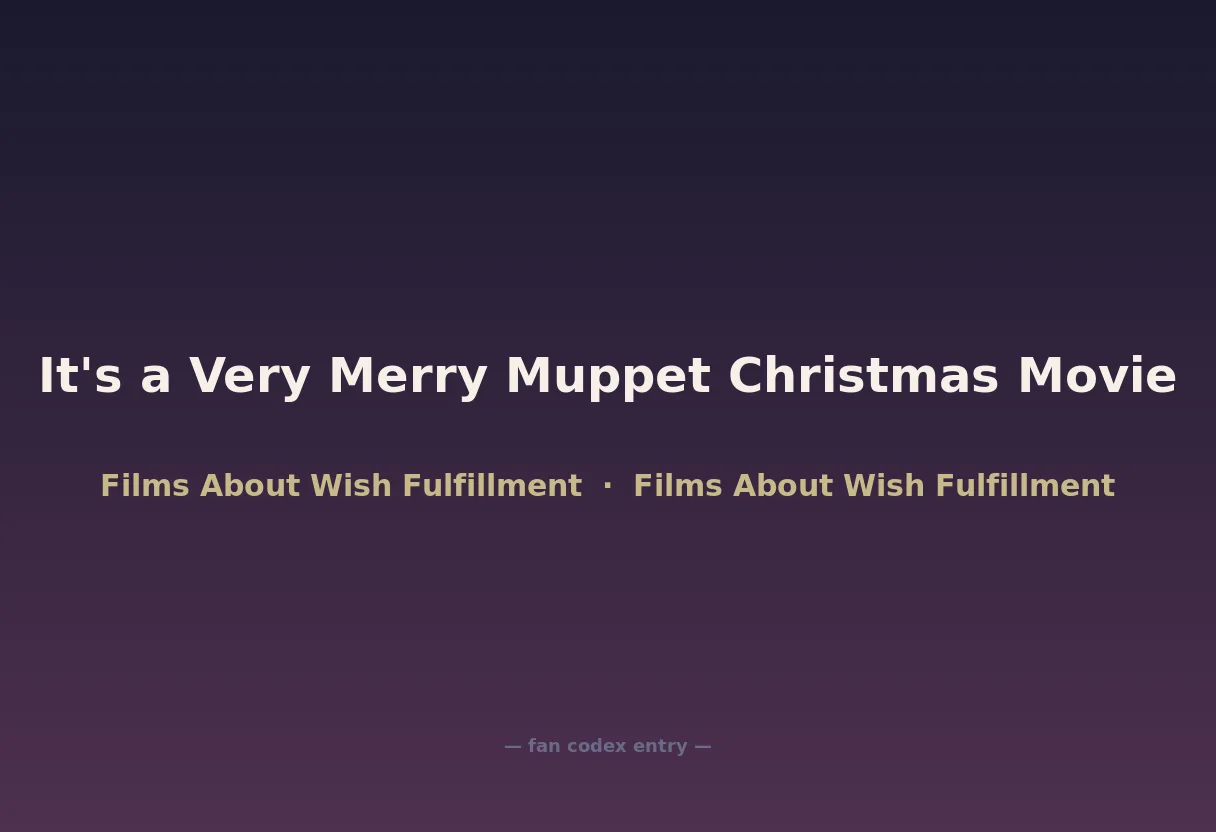 It's a Very Merry Muppet Christmas Movie