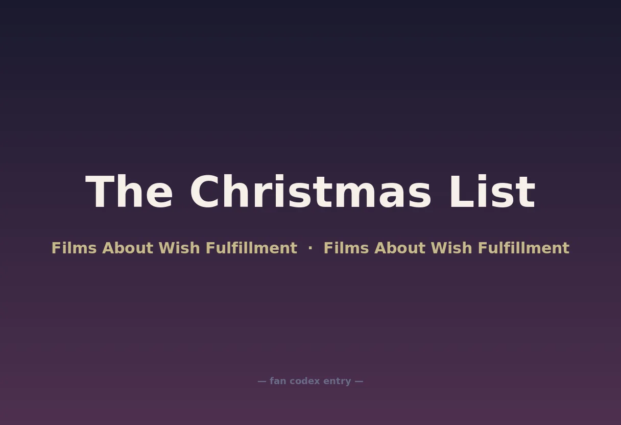 The Christmas List