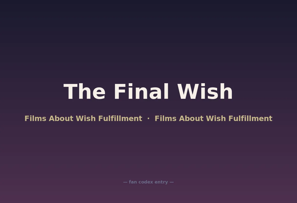 The Final Wish