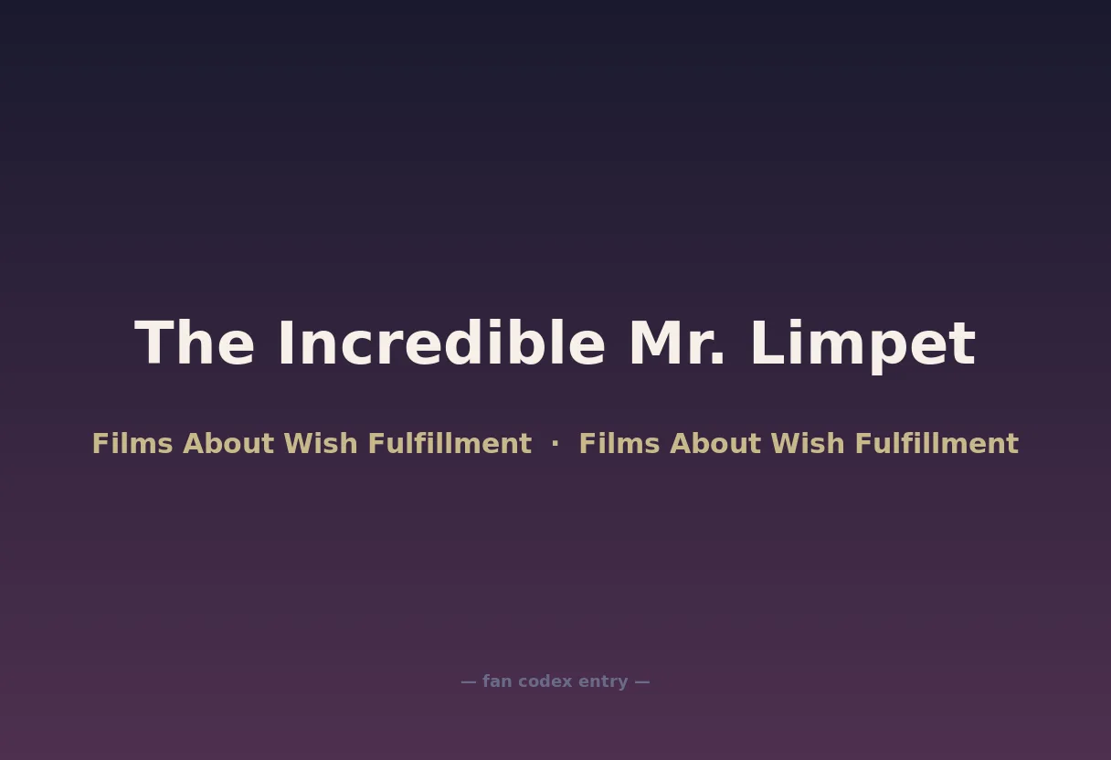 The Incredible Mr. Limpet