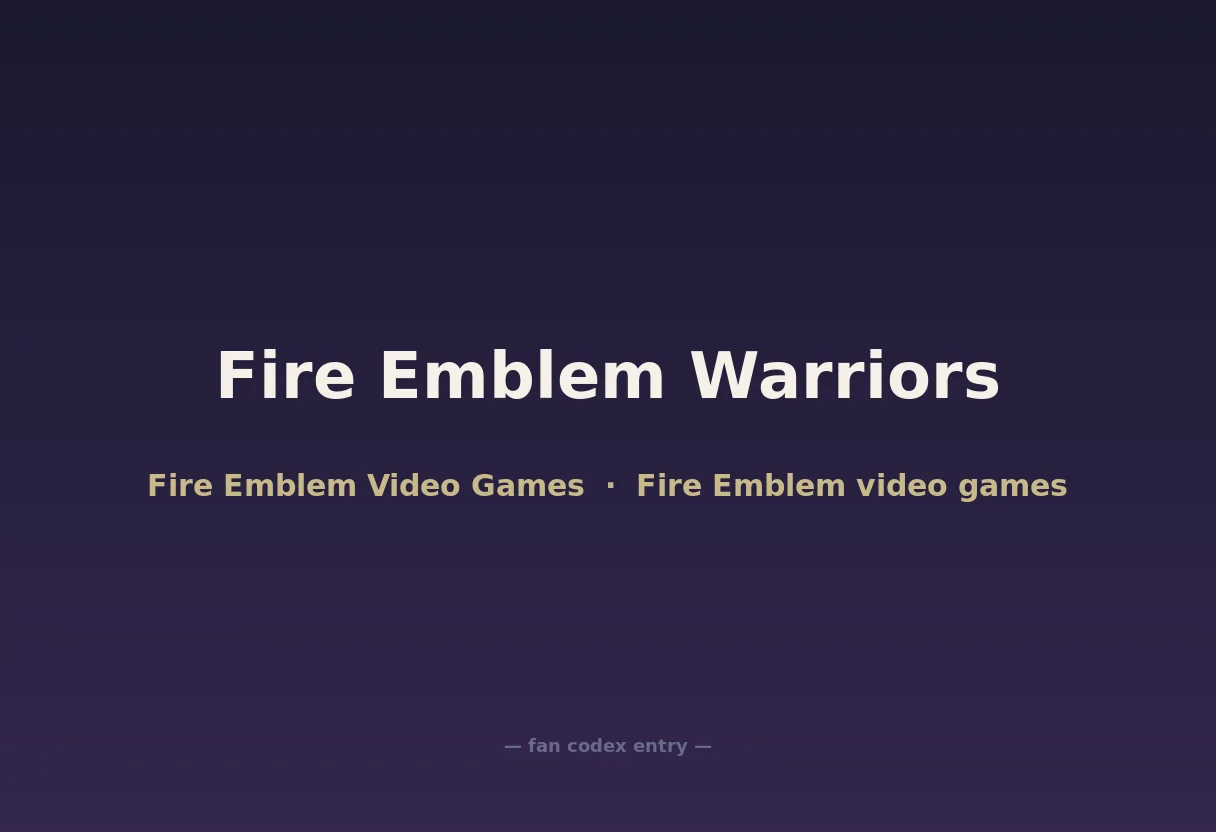 Fire Emblem Warriors