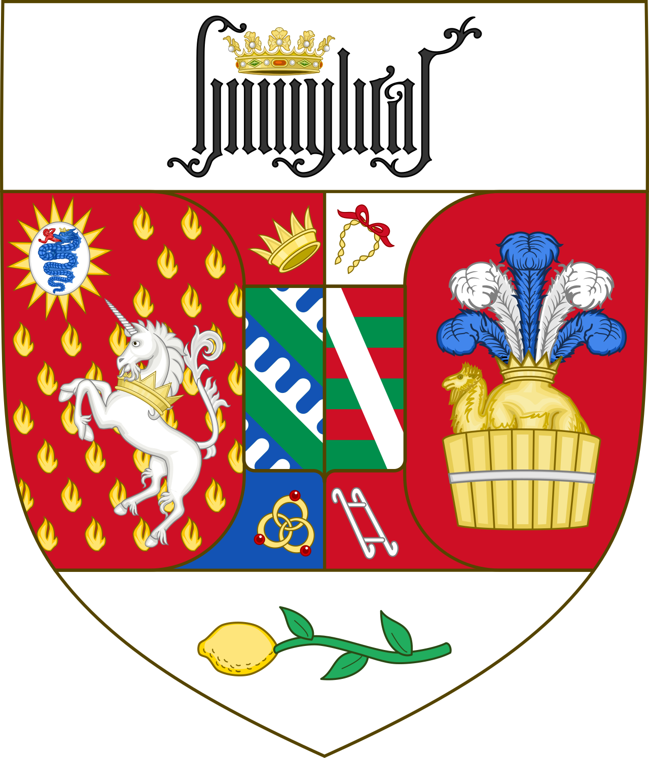 Arms of the House of Borromeo (17th century)