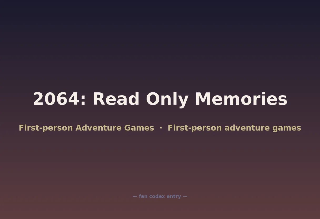 2064: Read Only Memories