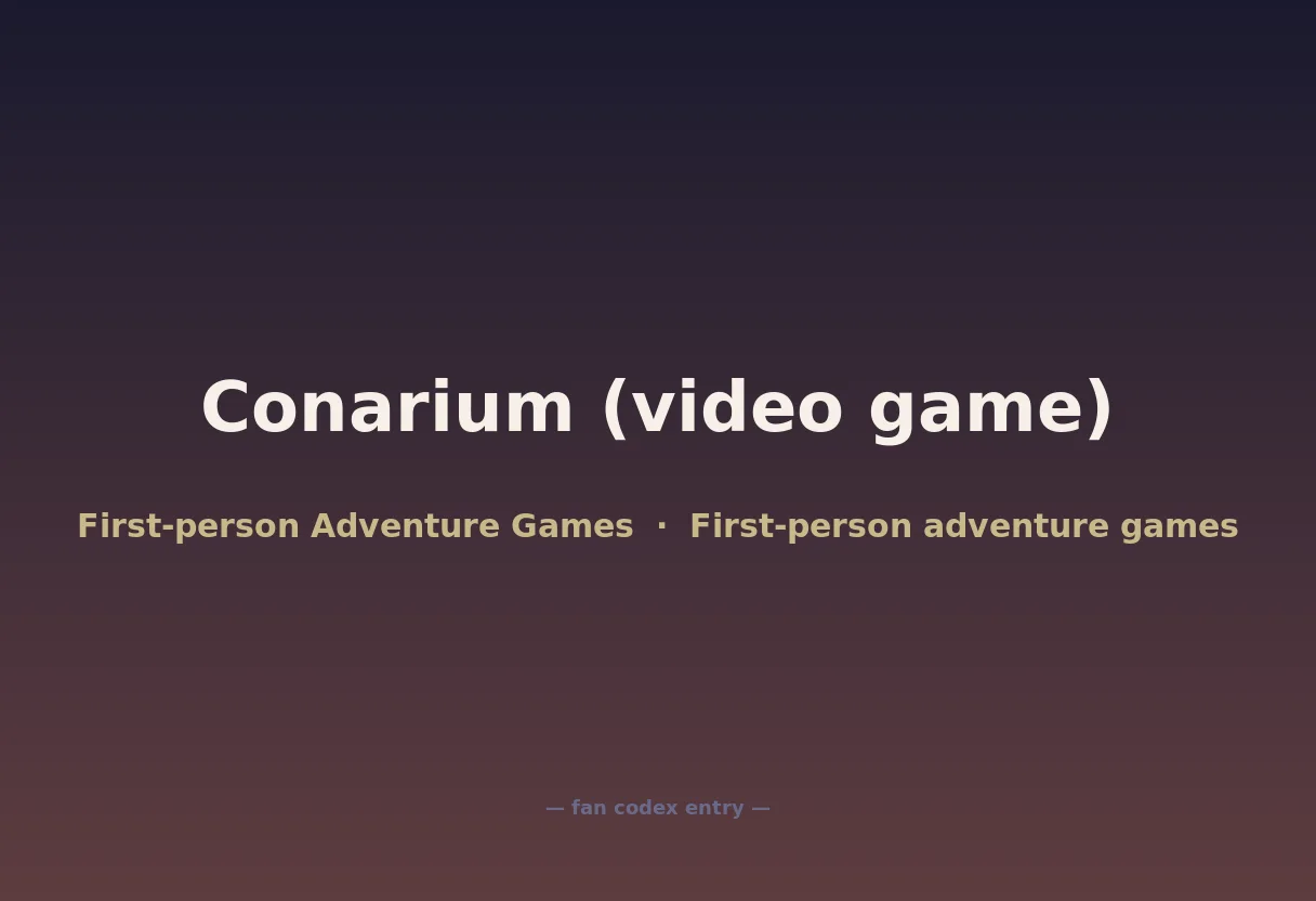 Conarium (video game)