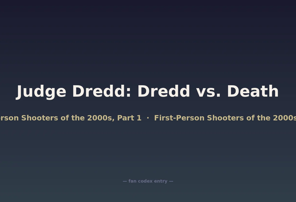 Judge Dredd: Dredd vs. Death