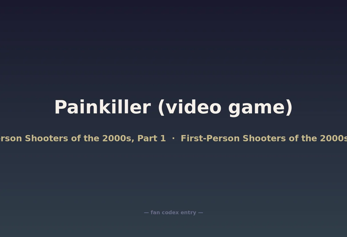 Painkiller (video game)