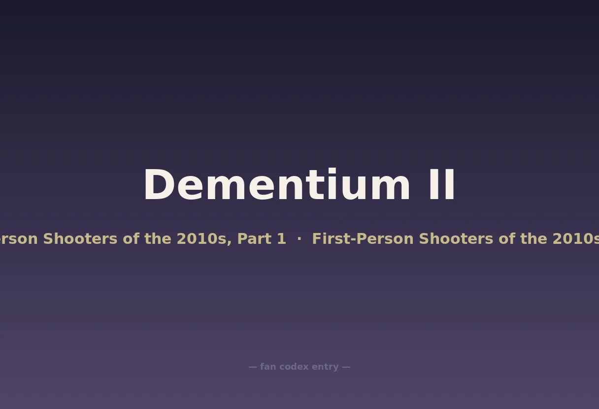 Dementium II