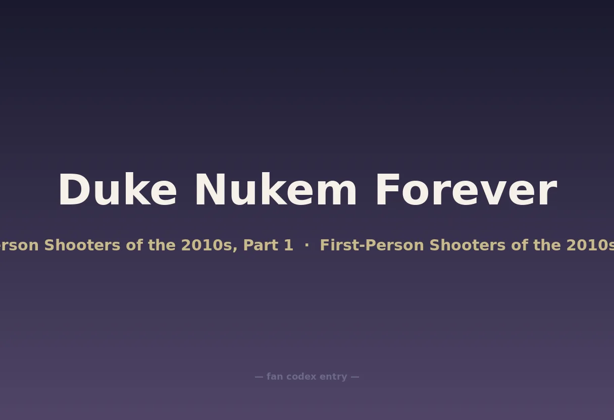 Duke Nukem Forever