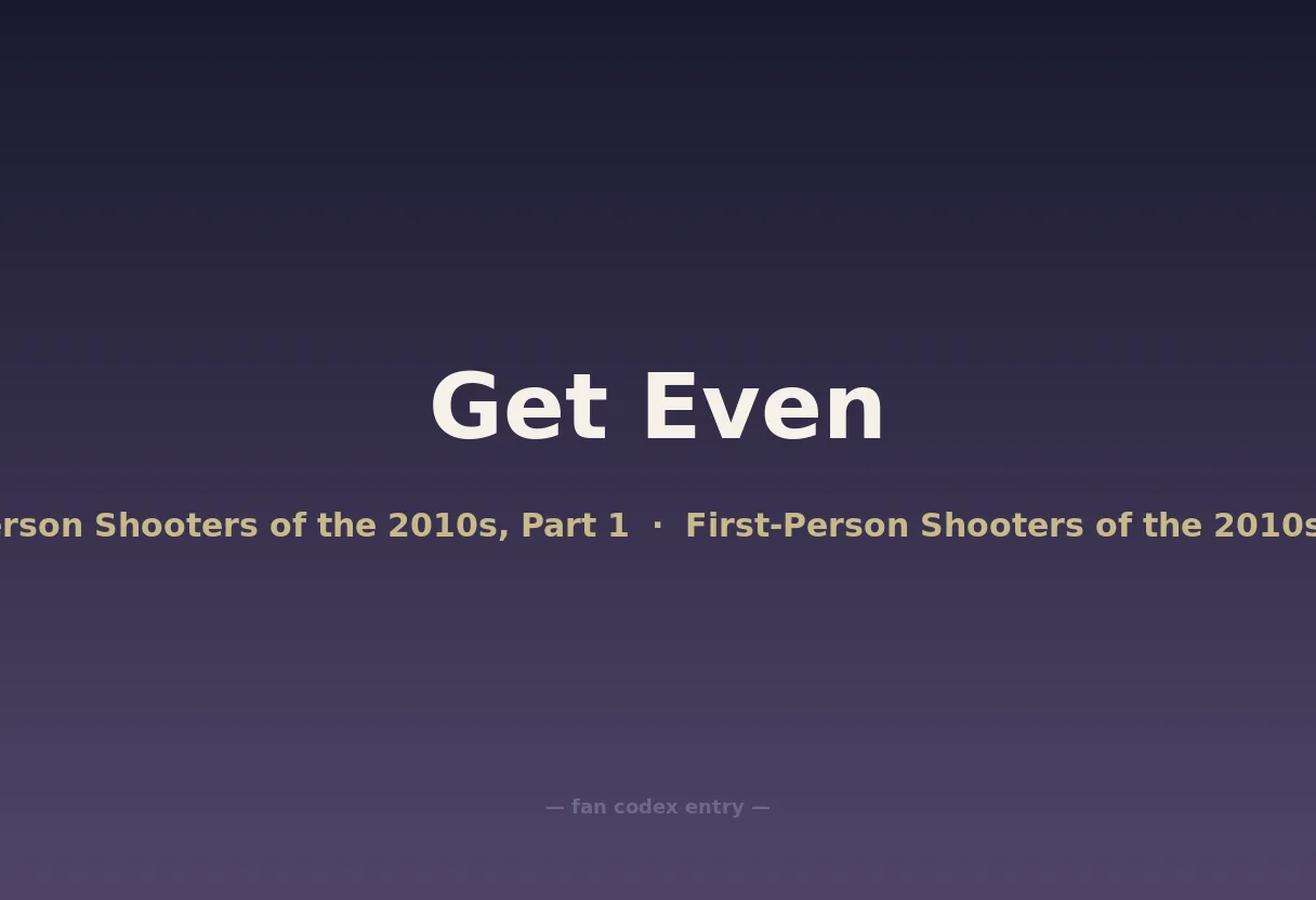 Get Even