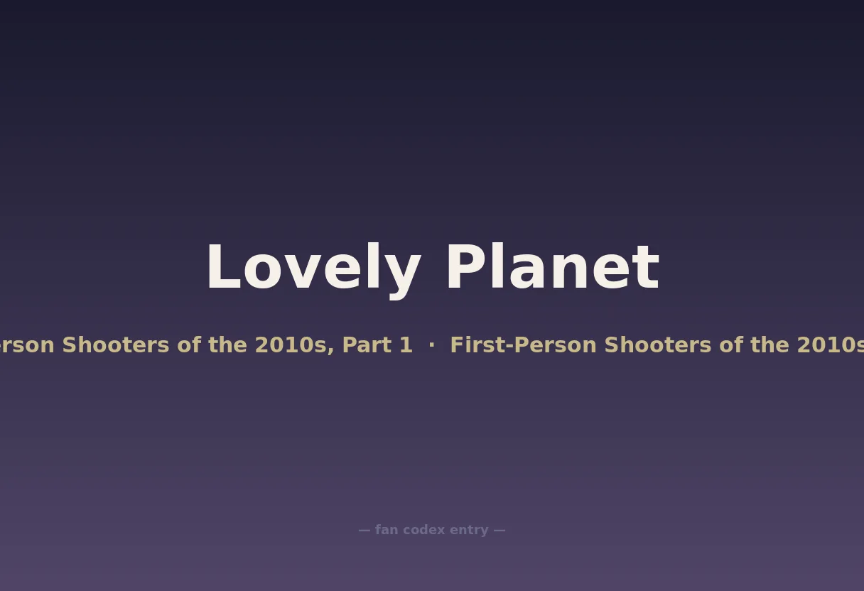 Lovely Planet