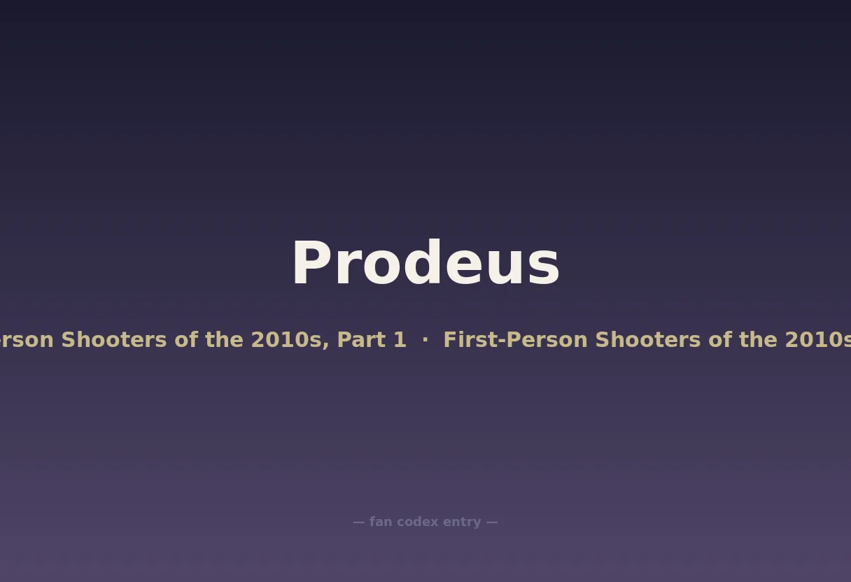 Prodeus