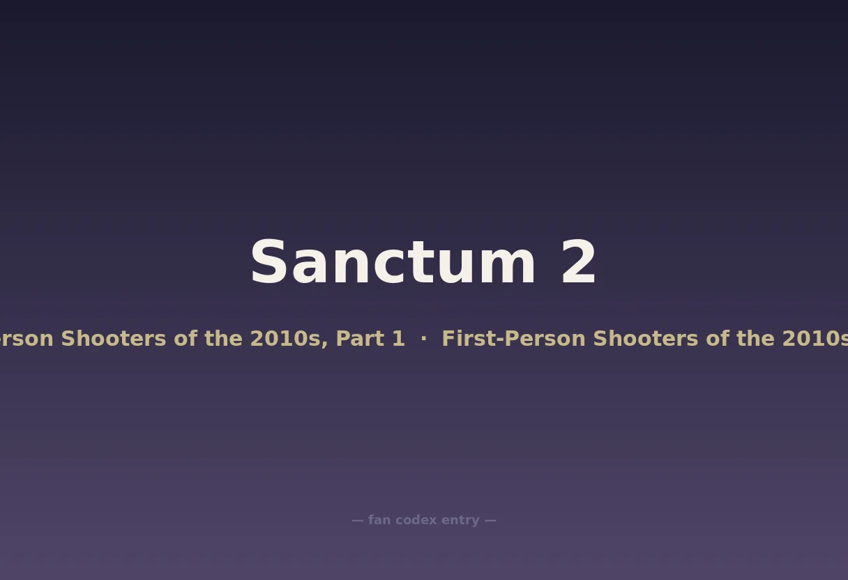 Sanctum 2