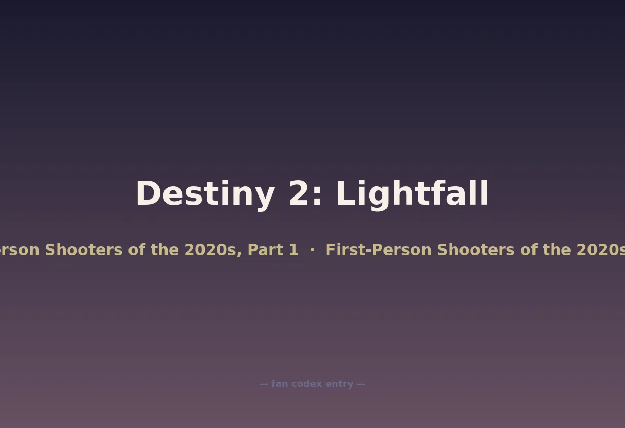 Destiny 2: Lightfall