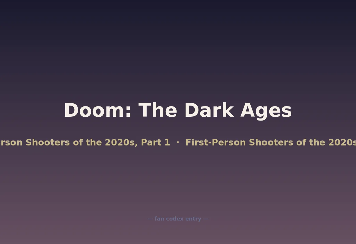 Doom: The Dark Ages