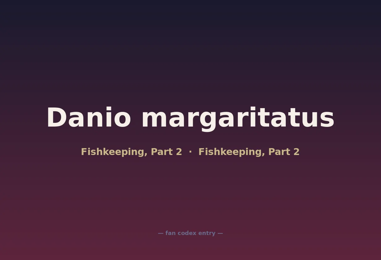 Danio margaritatus